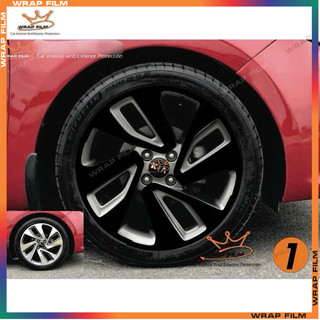 Decal dán mâm Rio bản Hatchback ( bộ 5 bánh)