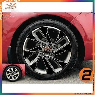 Decal dán mâm Rio bản Hatchback ( bộ 5 bánh)