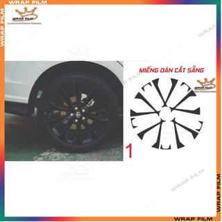 Decal dán mâm Toyota Veloz bản top ( Giá bao gồm 5 bánh)