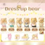 Đồ chơi BLIND BOX mô hình gấu bơ butter bear mặc quần áo cute làm quà tặng, trang trí🧸DRESS UP BEAR