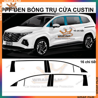 PPF đen bóng dán trụ cửa Custin