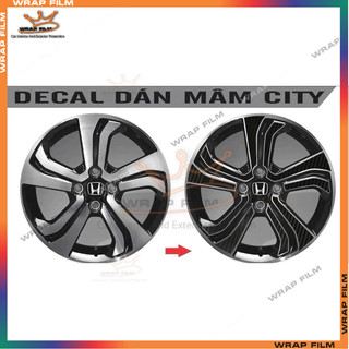 Decal dán mâm City 2014 - 2016 (5bánh)