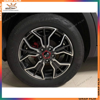Bộ decal Dán Mâm Seltos (5bánh)