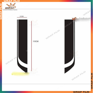 Decal dán nắp capo (muitau)