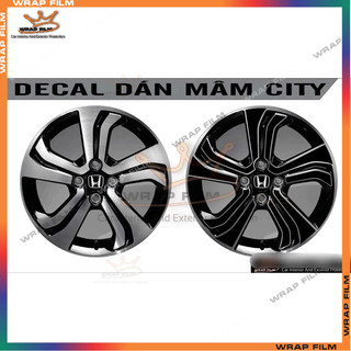 Decal dán mâm City 2014 - 2016 (5bánh)