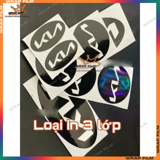 Decal Logo KIA Morning, Cerato, k3k5 cũ, Optima từ đời 2016-2021 (7 miếng tặng 3 miếng)