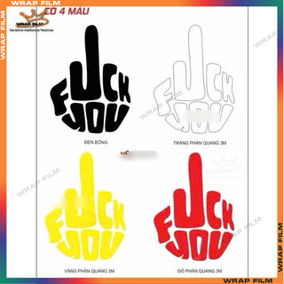 Tem dán chữ F.U.C.K