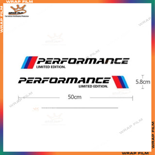 Tem chữ Performance thể thao dán đa vị trí cho Ô tô, Decal không thắm nước không bay màu