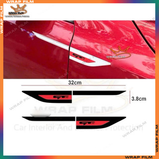 Decal giả mang cá GTLine trang trí ô tô ( 1 cặp)