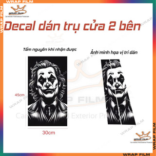 Tem dán cột B in 3 lớp không phai màu (tặng gạt dán) 1 xe nên đặt 2 tấm ạ