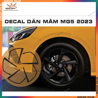 Decal dán mâm MG5, MG 5 2023 (Bộ 5 bánh)