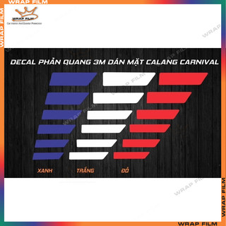 Decal trang trí mặt calang kia CARNIVAL phản quang