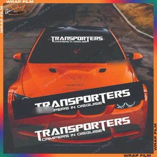 Tem dán trang trí chống nắng kính lái ô tô Transporter ( Tặng gạt dán)