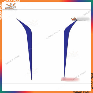 Decal dán trang trí nắp capo nhọn