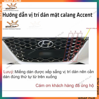 Decal phản quang dán mặt calang Accent (2021-2024)