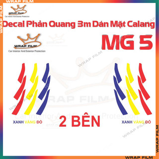 Decal phản quang 3M dán mặt Calang MG 5, MG5