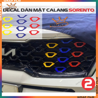 Bộ decal phản quang dán mặt calang cho Kia Sorento 2021-2023