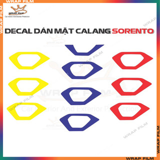 Bộ decal phản quang dán mặt calang cho Kia Sorento 2021-2023