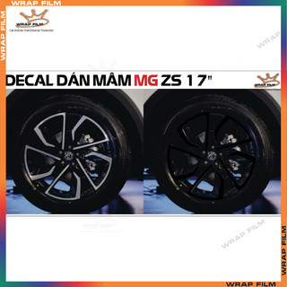 Decal dán mâm MG ZS 17" ( bộ 5 bánh)