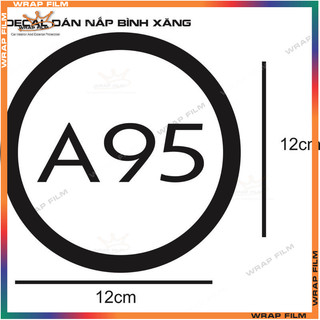Decal mặt cười dán nắp bình xăng phản quang