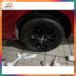 Decal dán mâm Toyota Vios 2021 2022 - Decal Tem dán lazang Toyota Vios ( Gía bao gồm 5 bánh)