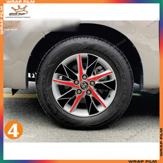 Decal dán mâm Innova ( bộ 5 bánh)