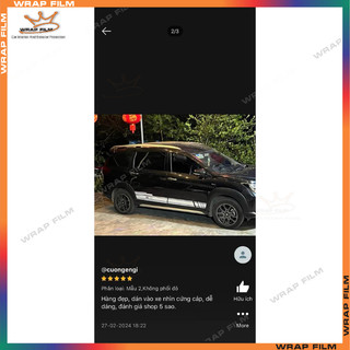 Decal dán mâm XL7 (bộ 5 bánh)