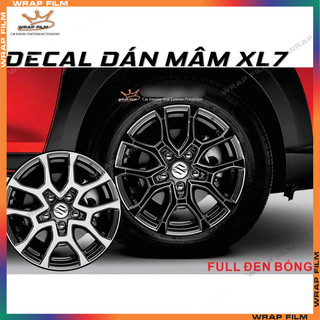 Decal dán mâm XL7 (bộ 5 bánh)