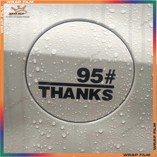 Decal dán nắp bình xăng 95#, Diesel# chô ô tô