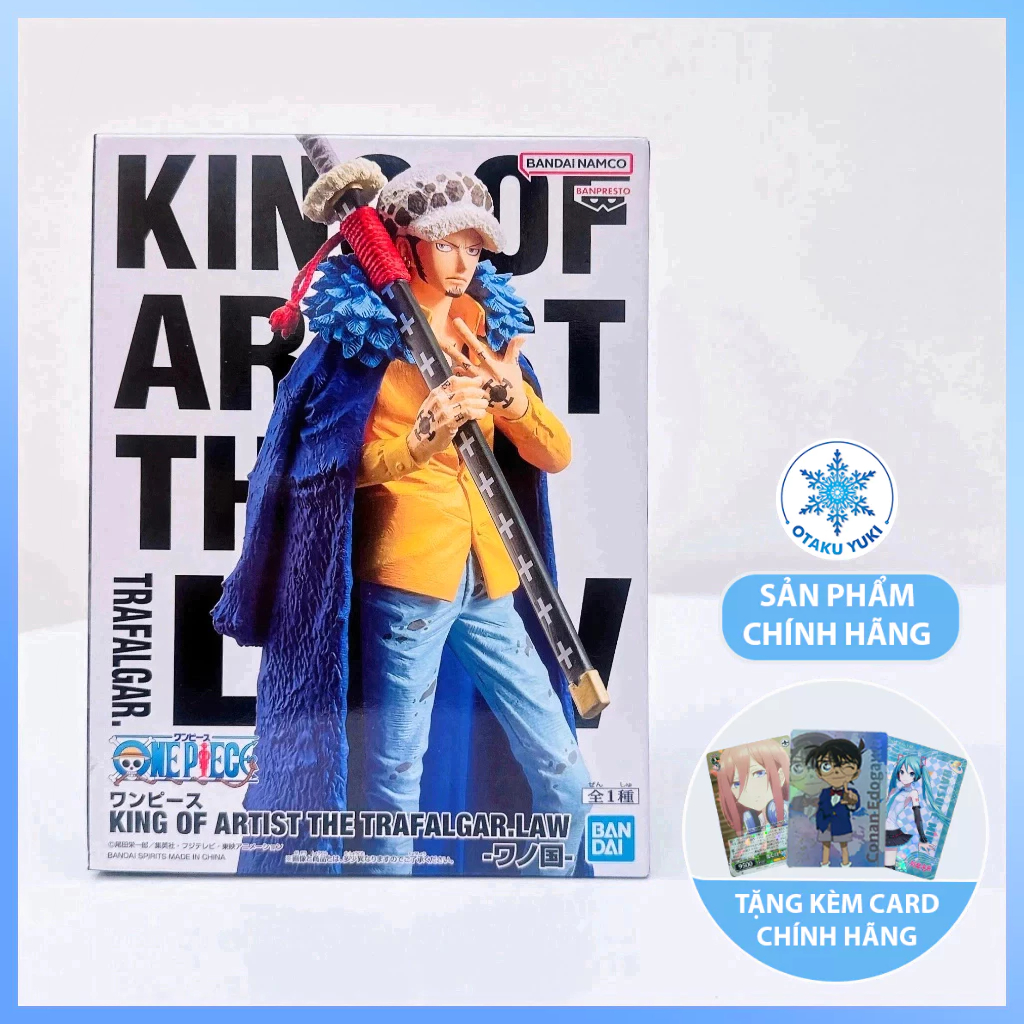 BANPRESTO – Figurine Trafalgar Law Wanokuni Vol.19 – One Piece – The Grandline Men – 17 Cm