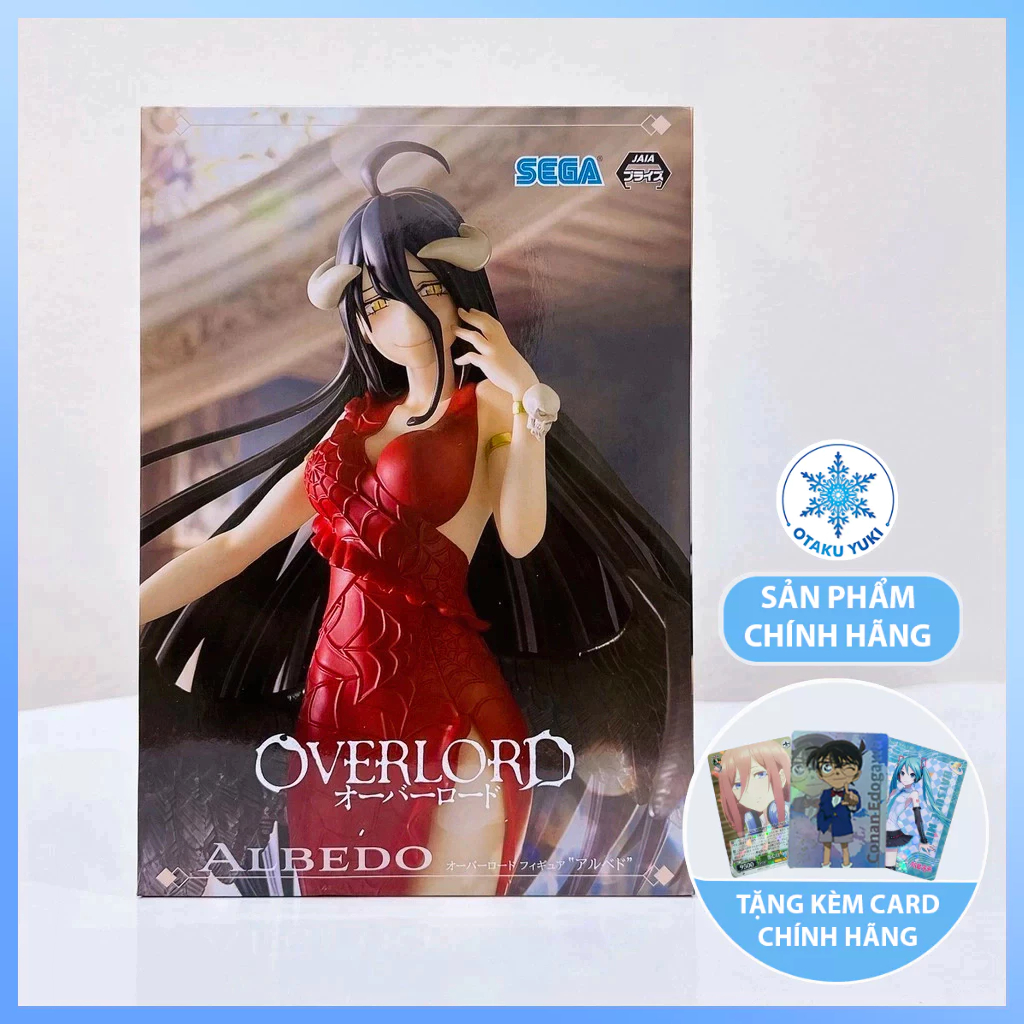 Mô Hình Albedo Red Dress - Figure Chính Hãng Overlord (SEGA) | Shopee ...