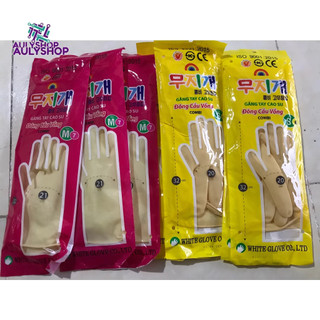 ( LẺ ĐÔI ) Găng tay cao su Đông Cầu Vồng đủ size S, M, L, găng tay cao su rửa chén, rửa bát, găng tay cầu vồng