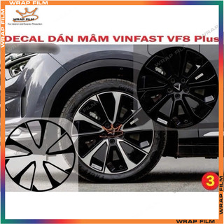 Decal dán mâm Vinfast VF8 plus (5bánh)