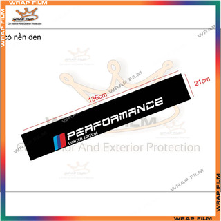 Tem dán kính lái chống nắng kính lái ô tô lll PERFORMANCE ( Tặng gạt dán)