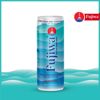Thùng 24 Lon Nước Uống Giàu Hydrogen Cao Cấp Fujiwa Đóng Lon 330ml - Hỗ trợ tiêu hoá, Cải thiện đường ruột, Giải độc gan