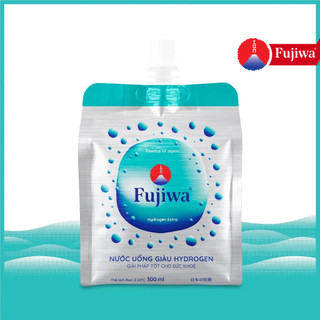 Thùng 40 Túi Nước Uống Ion Kiềm Giàu Hydrogen Cao Cấp Fujiwa Dạng Túi Bạc 300ml - Detox Nhanh Chống Oxy hoá Mạnh