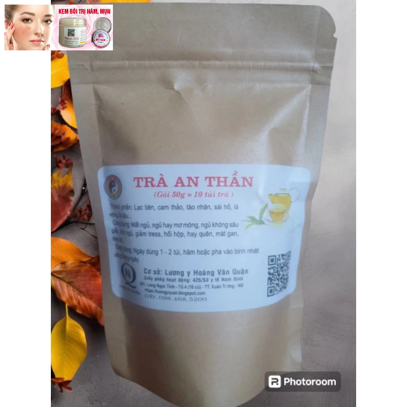 TRÀ AN THẦN mất ngủ, khó ngủ, giảm stress ..
