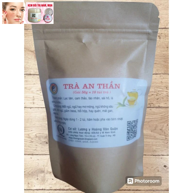 TRÀ AN THẦN mất ngủ, khó ngủ, giảm stress ..