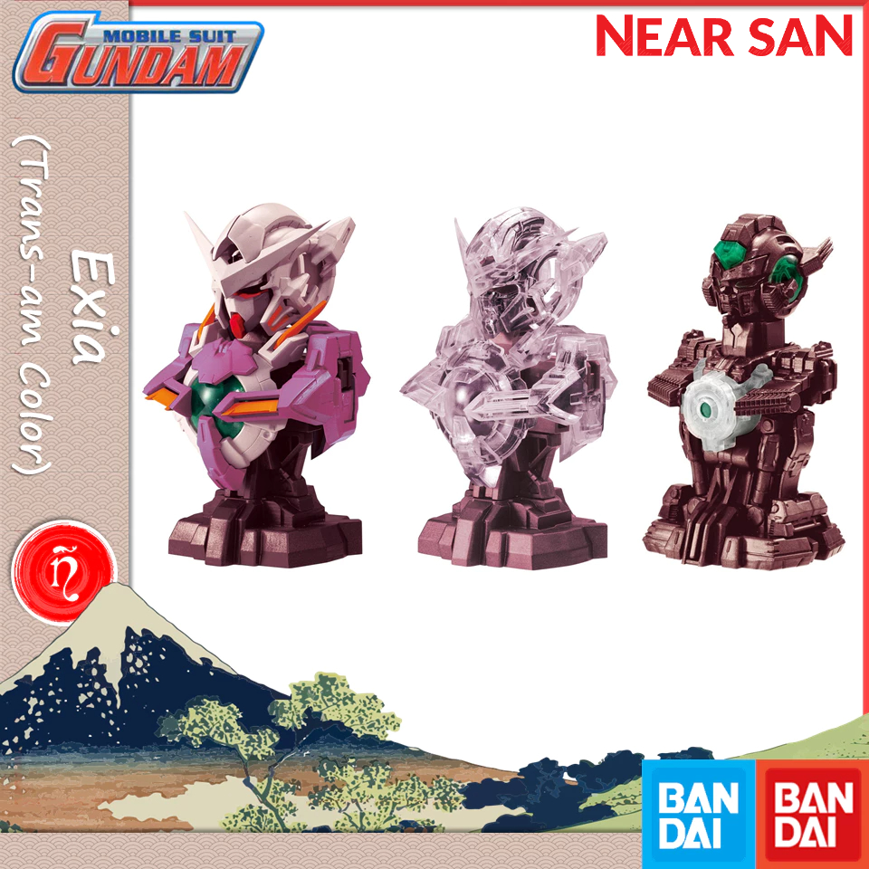 exia trans am gundam mô hình ms mechanical bust 05 bandai led phát sáng ...