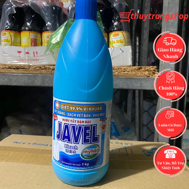 Nước Tẩy Javen Mỹ Hảo Hàng Chính Hãng Chai 1L và 2L | Shopee Việt Nam