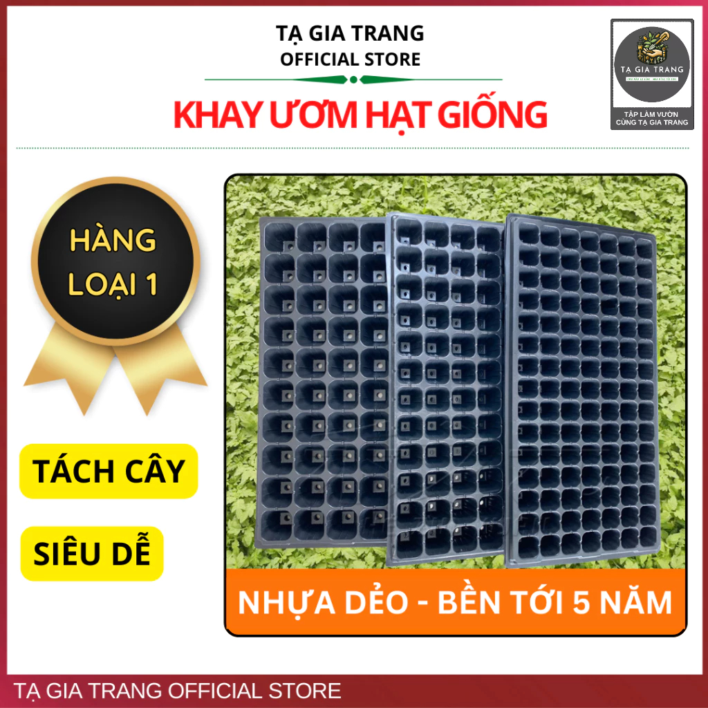 Khay Ươm Hạt Giống Nhựa Dày Dẻo, Chịu Nhiệt Tốt, Tiện Lợi Dễ Sử Dụng ...