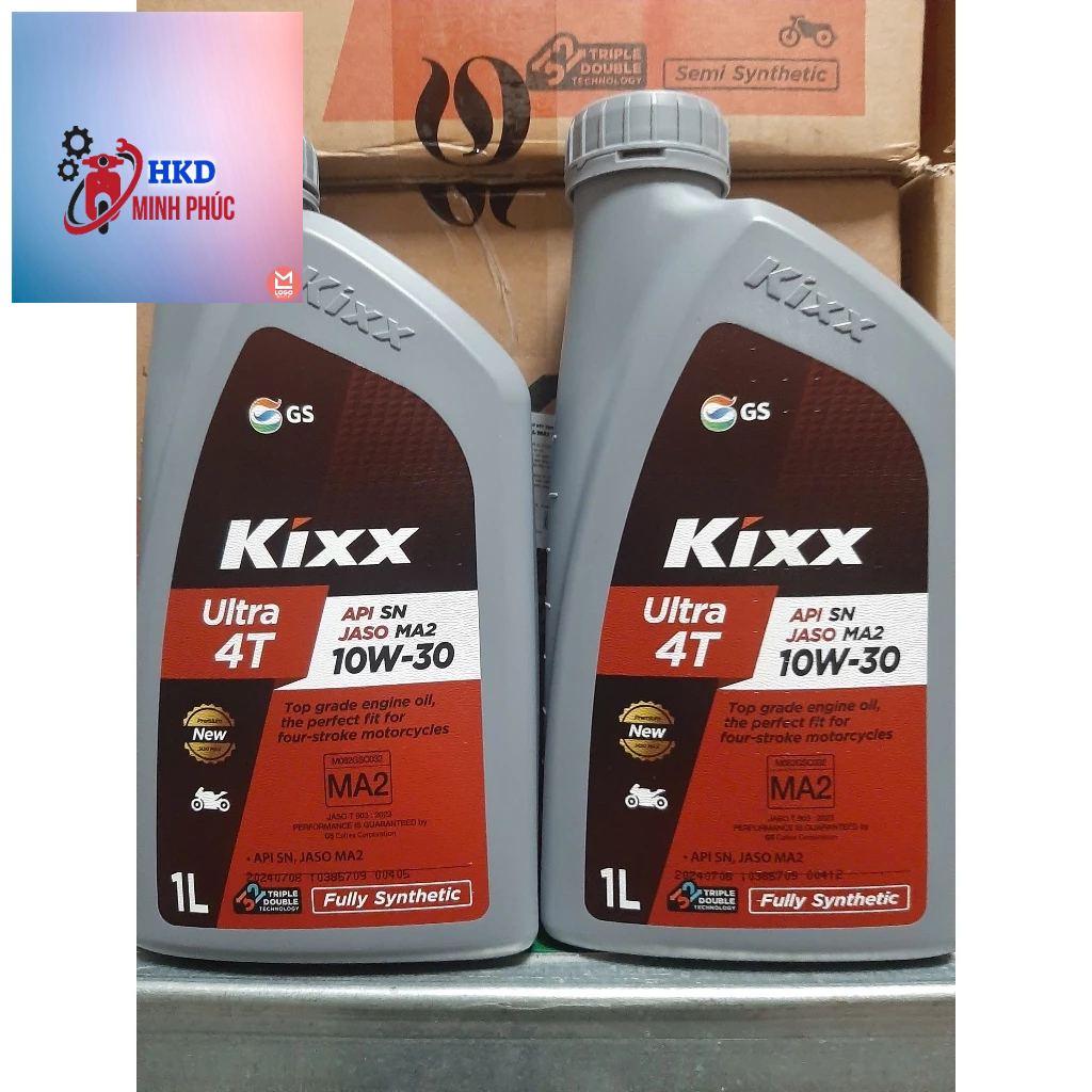 (10w30) Combo 2 chai Nhớt Kixx Ultra 4T 10W30 Tổng hợp dành cho xe số ...
