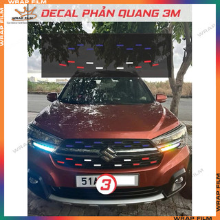 Decal phản quang 3M dán mặt calang Suzuki XL7