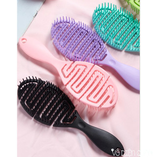 Lược chải tóc gỡ rối thoáng khí - Lược Massage da đầu nhẹ nhàng không đau đầu không ảnh hưởng đến tóc cho nữ