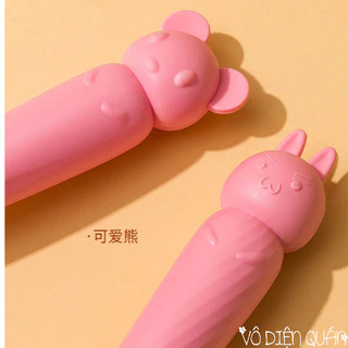 Lược Tròn Tạo Phồng Tóc Màu Pastel Hình Gấu Thỏ Cute Dễ Thương Chống Tĩnh Điện