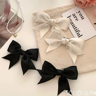 Kẹp Tóc Nơ Nhí Điềm Du Sắc Hệ Phong Cách LoLi Dễ Thương Hàn Quốc Cho Nữ