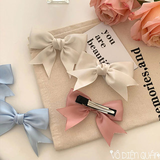 Kẹp Tóc Nơ Nhí Điềm Du Sắc Hệ Phong Cách LoLi Dễ Thương Hàn Quốc Cho Nữ