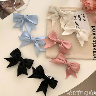 Kẹp Tóc Nơ Nhí Điềm Du Sắc Hệ Phong Cách LoLi Dễ Thương Hàn Quốc Cho Nữ