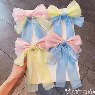 Kẹp Nơ Candy Girl Voan Kính Phong Cách Loli Kẹo Ngọt Dễ Thương Dành Cho bé