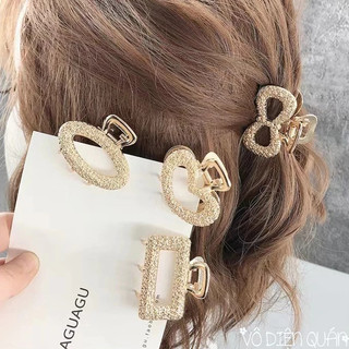 Kẹp Càng Cua Kim Loại Mini Sang Trọng Thanh Lịch Dành Cho Nữ
